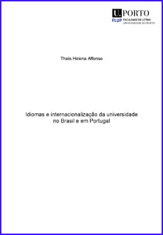 Idiomas e internacionalização da universidade no Brasil e em Portugal