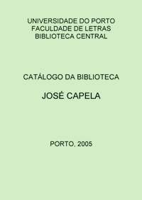 Catálogo da Biblioteca José Capela