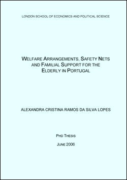 Welfare arrangements, safety nets and familial support for the elderly in Portugal
