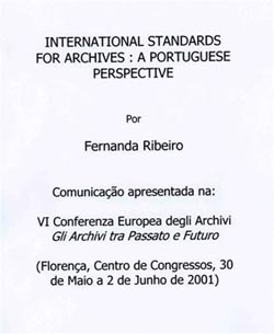 International standards for archives