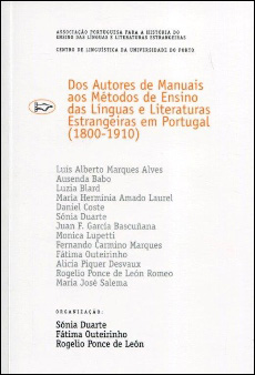 Dos Autores de Manuais aos Métodos de Ensino das Línguas e Literaturas Estrangeiras