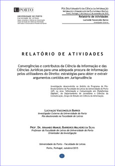 Convergências e contributos da Ciência da Informação e das Ciências Jurídicas para uma adequada procura de informação pelos utilizadores do Direito