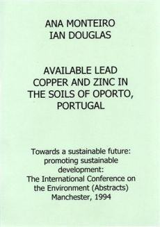 Available lead copper and zinc in the soils of Oporto, Portugal
