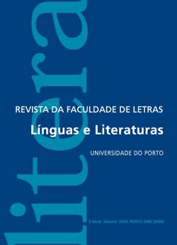 Revista da Faculdade de Letras : Línguas e Literaturas